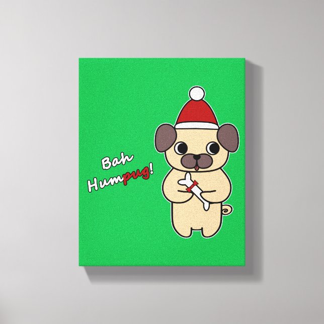 Lienzo ¡Bah Humpug! 1 (Anverso)
