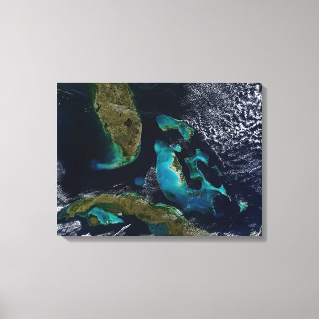 Lienzo Bahamas, Florida y Cuba (Anverso)