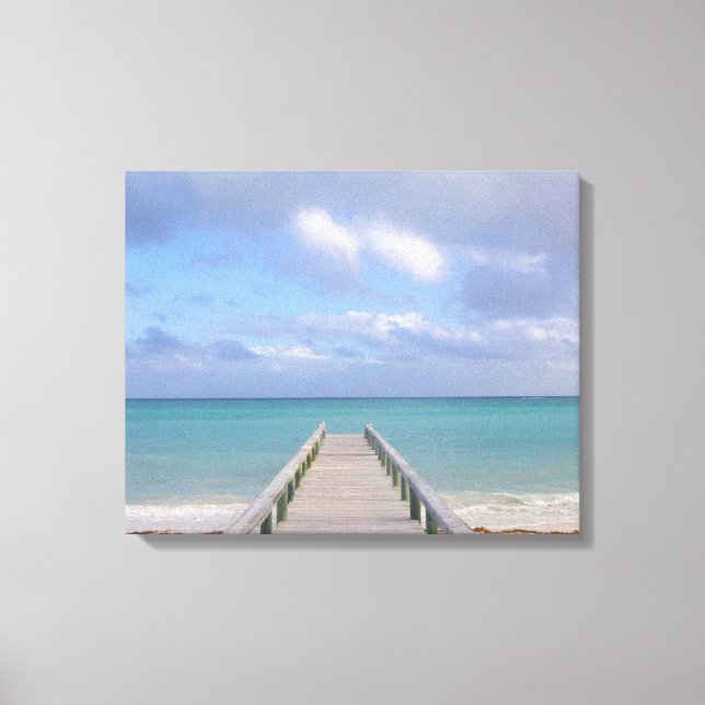 Lienzo BAHAMAS, Isla de Gran Bahama, Lado Este: (Anverso)