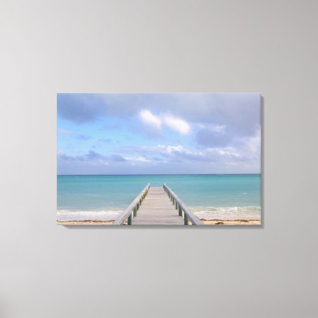 Lienzo BAHAMAS, Isla de Gran Bahama, Lado Este: (Anverso)
