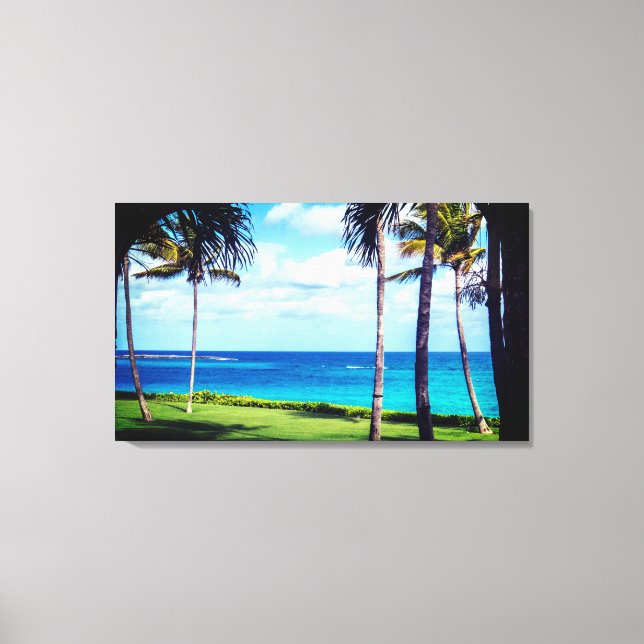 Lienzo Bahamas | Vibes tropicales (Anverso)