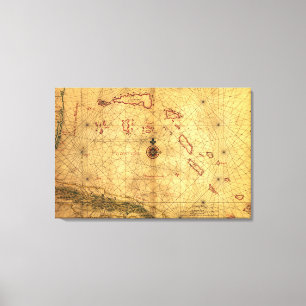 Lienzo BahamasPanoramic MapBahamas