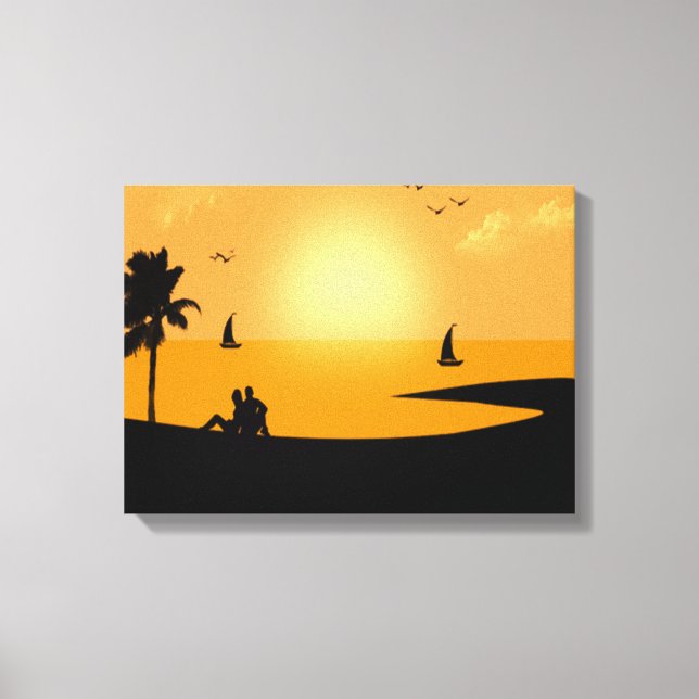 Lienzo Bahía de Bergamot (Anverso)