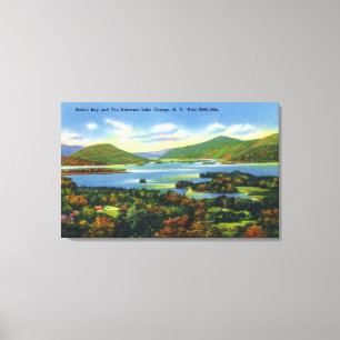 Lienzo Bahía de Bolton, estrechos, Mountain View cinco d