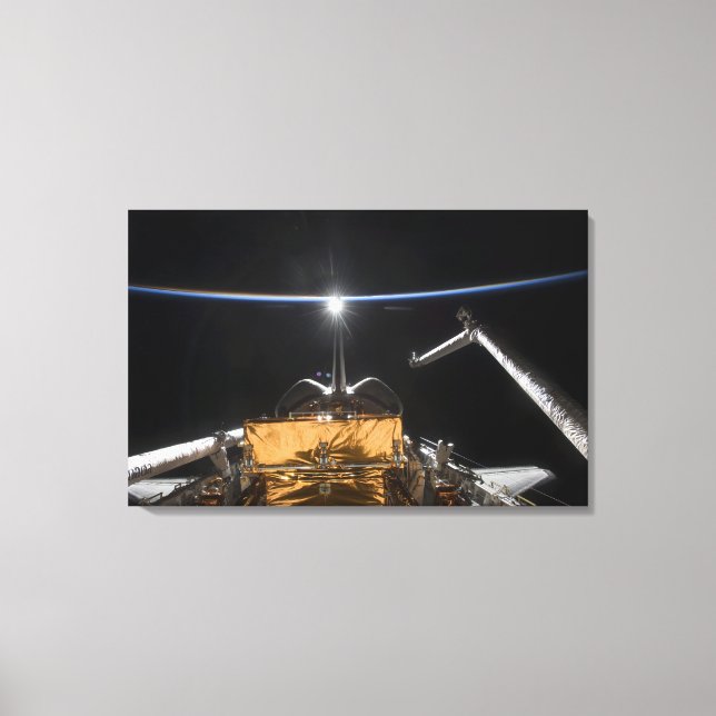 Lienzo Bahía de carga del transbordador espacial Atlantis (Anverso)