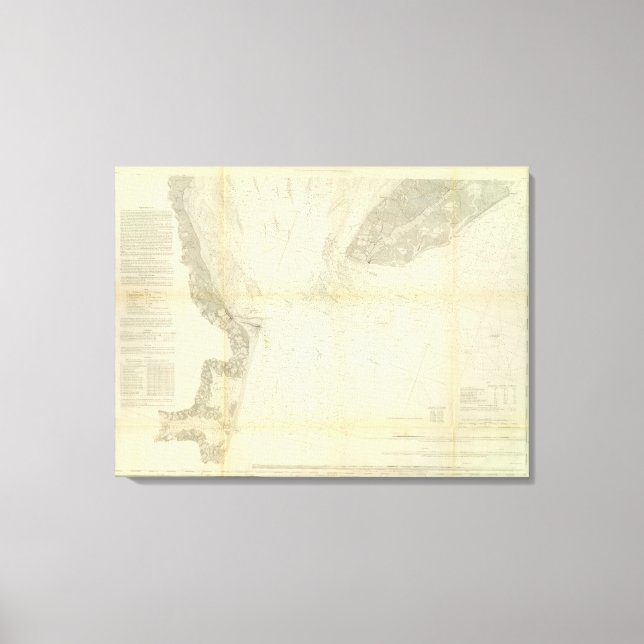 Lienzo Bahía de Delaware, río 1 (Anverso)