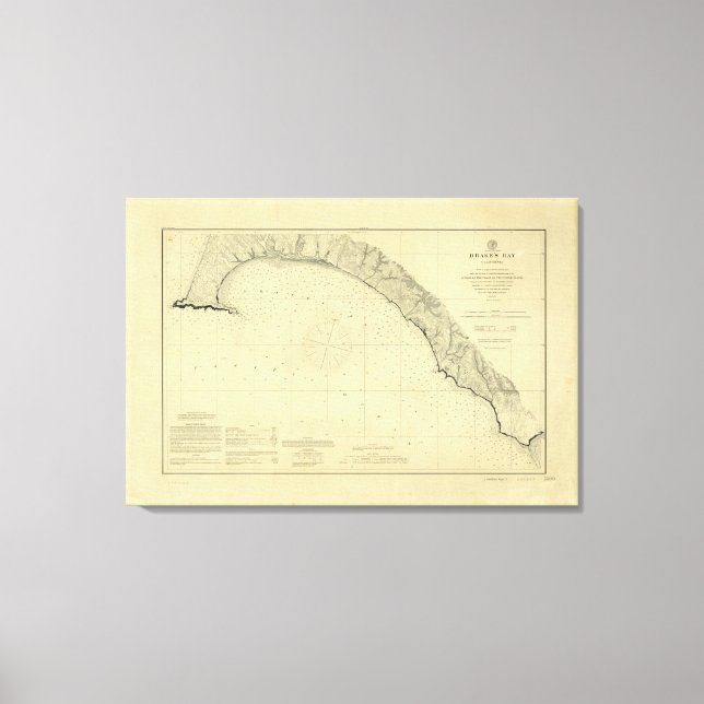 Lienzo Bahía de Drake, California (Anverso)