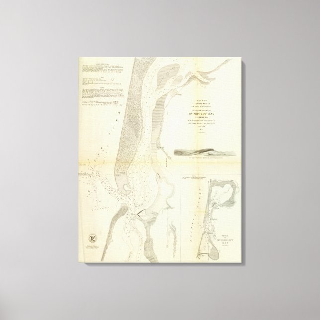 Lienzo Bahía de Humboldt, Calif (Anverso)