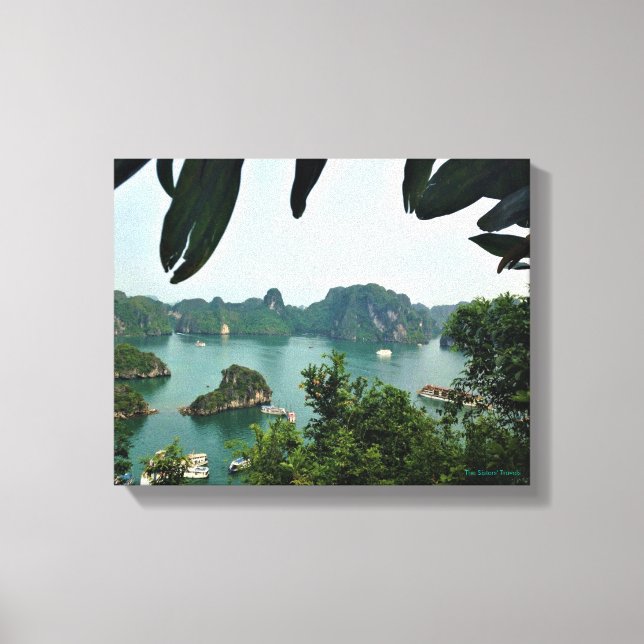 Lienzo Bahía Halong, Vietnam (Anverso)