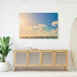 Lienzo Bahia Honda Railroad Bridge Florida Keys