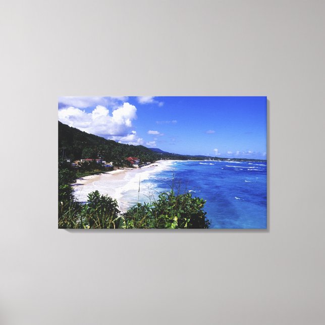 Lienzo Bahía larga, Puerto Antonio, Jamaica (Anverso)