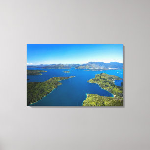 Lienzo Bahía Torea, Queen Charlotte Sound, Marlborough