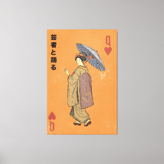 Lienzo Baila con la Geisha