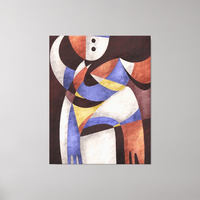 Lienzo Bailando descalzo (Anverso)