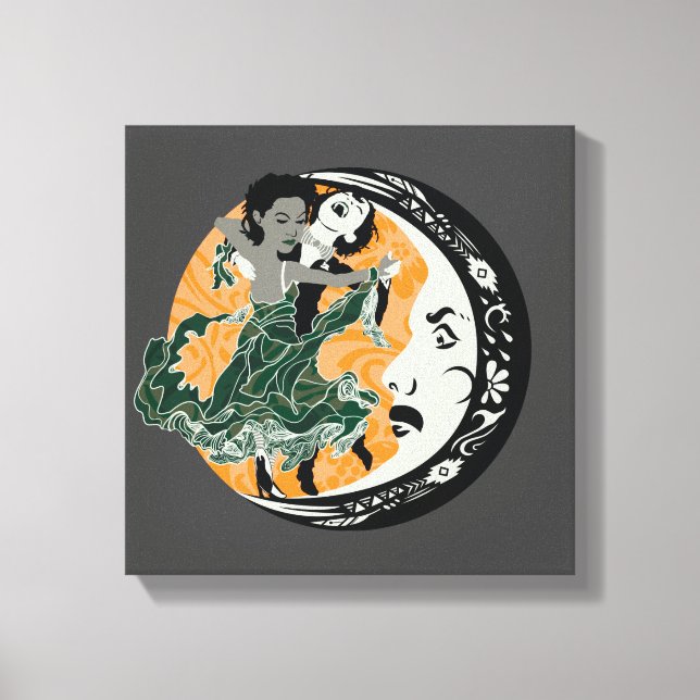 Lienzo bailar con tu oscuridad (Anverso)