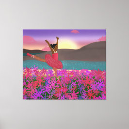 Lienzo Bailar en la pradera | Danza | Afroamericano