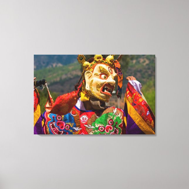 Lienzo Bailarín del Festival Aisan (Anverso)