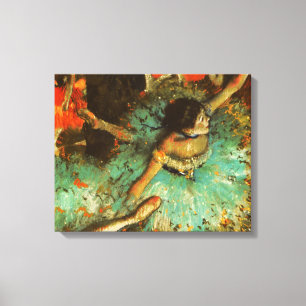 Lienzo Bailarina Danza Bailarina Verde Degas Pintura