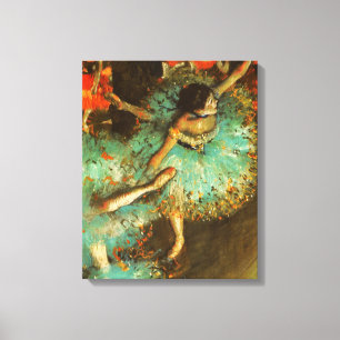Lienzo Bailarina Danza Bailarina Verde Degas Pintura