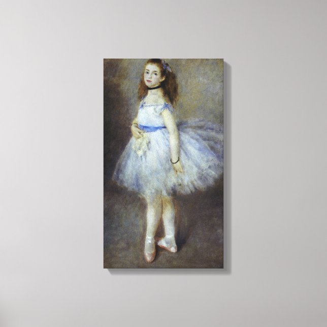Lienzo Bailarina de ballet de Pierre Renoir, Bella Artes  (Anverso)