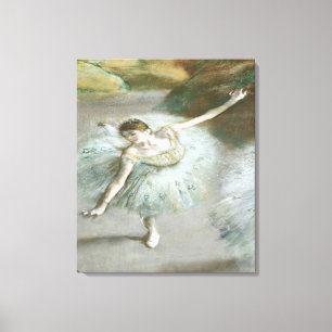 Lienzo Bailarina en verde por Edgar Degas