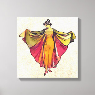 Lienzo Bailarina femenina