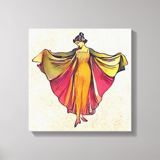 Lienzo Bailarina femenina (Anverso)