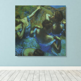 Lienzo Bailarinas azules de Edgar Degas, Impresionismo an
