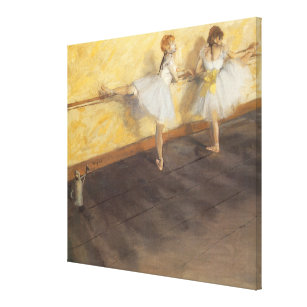 Lienzo Bailarinas en el bar de Edgar Degas, ballet de épo