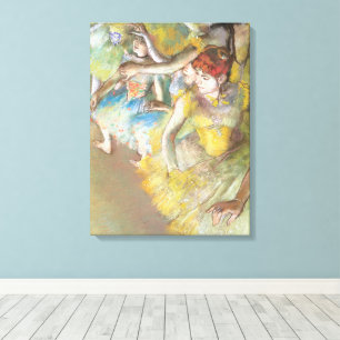 Lienzo Bailarinas en el Escenario por Edgar Degas