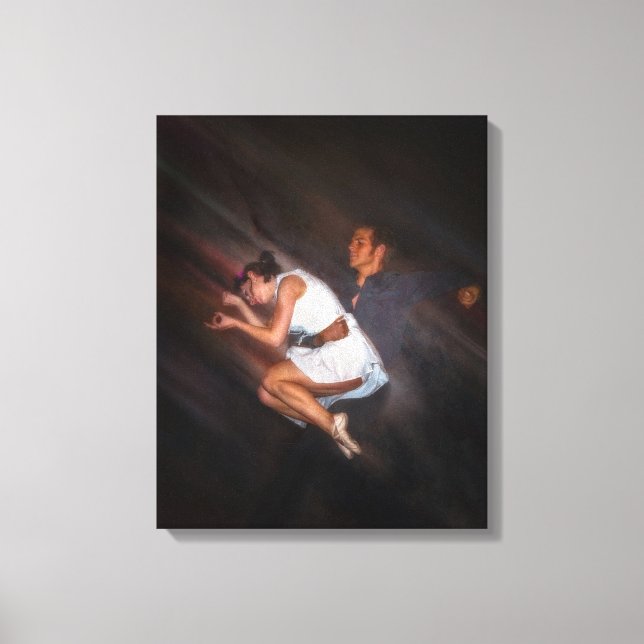 Lienzo Bailarines de salón de baile (Anverso)