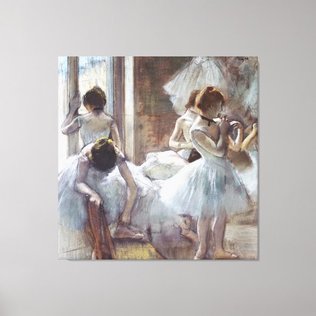 Lienzo Bailarines Edgar Degas (Anverso)