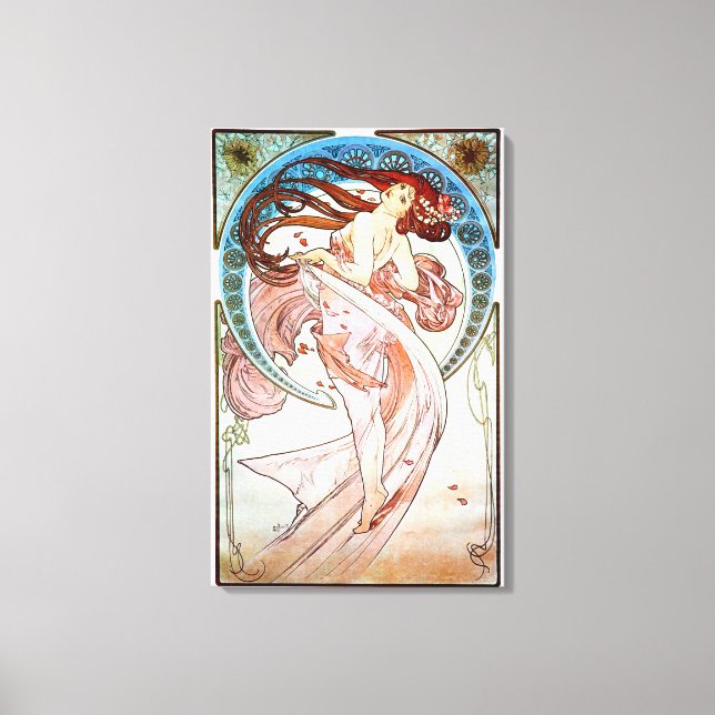 Lienzo Baile de Alphonse Mucha (Anverso)