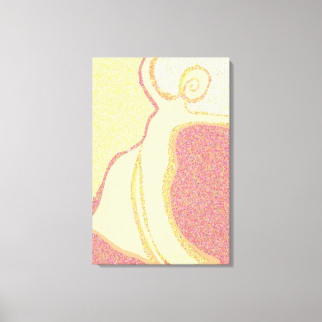 Lienzo Baile de baile (Anverso)