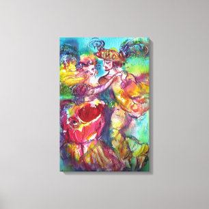 Lienzo Baile de Carnaval Baile de Máscaras Veneciano
