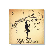 Baile de paso alto al ritmo de la música personali