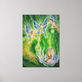 Lienzo Baile mariposa