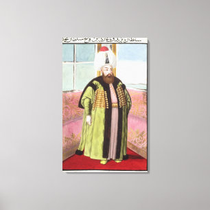Lienzo Bajazet (Bayezid) II (c.1447-1512) llamó "Adli",