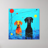 Bajo el horizonte azul: perros surrealistas y colo
