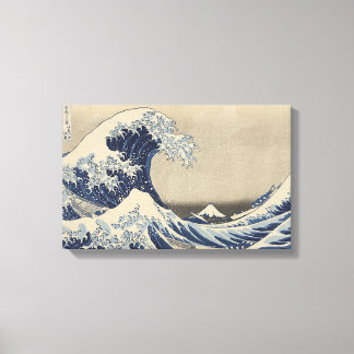 Lienzo Bajo la ola de Kanagawa - La Gran Ola