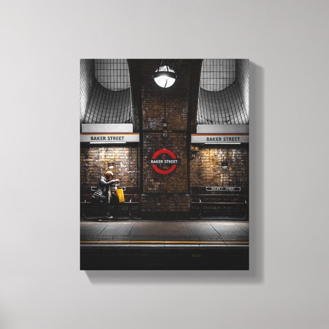 Lienzo Baker Street Metro Canvas - Londres (Anverso)