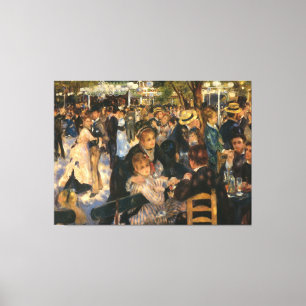 Lienzo Bal du moulin de la Galette de Renoir (1876)