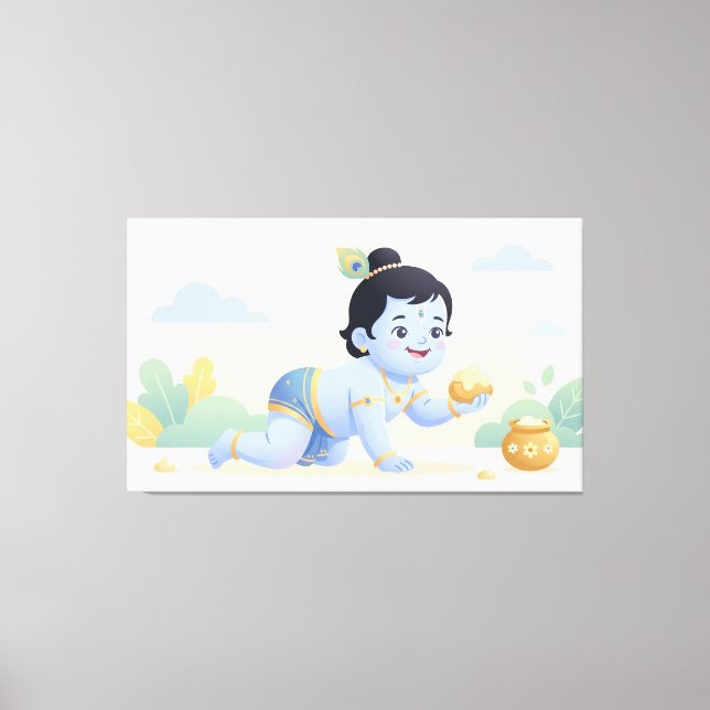 Lienzo Bal Krishna (Anverso)