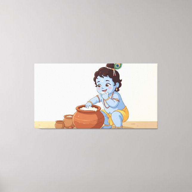 Lienzo Bal Krishna (Anverso)