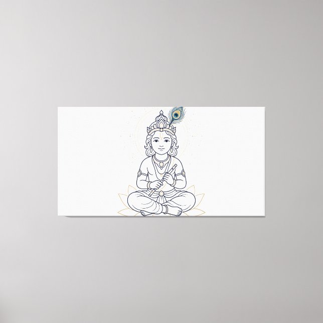Lienzo Bal Krishna (Anverso)