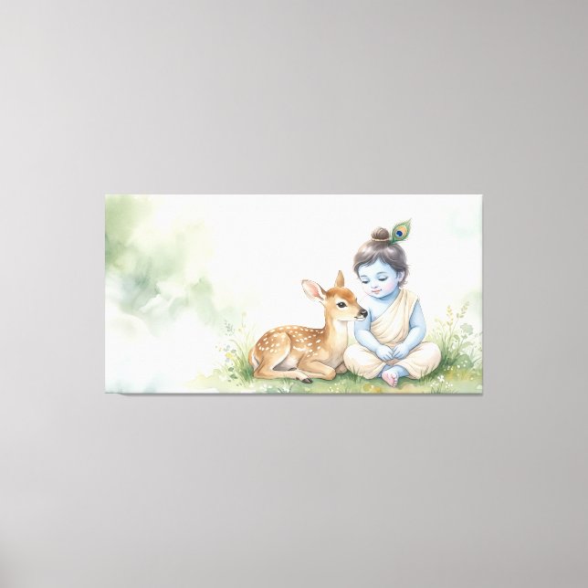 Lienzo Bal Krishna (Anverso)