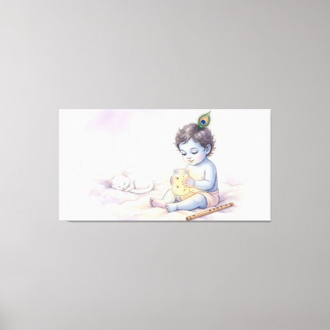 Lienzo Bal Krishna (Anverso)