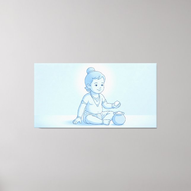 Lienzo Bal Krishna (Anverso)