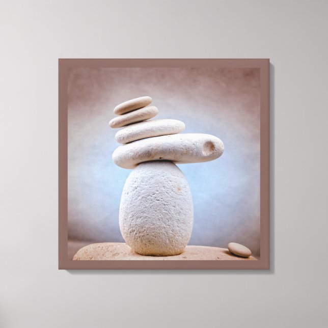 Lienzo Balancear Stones Square + tus ideas (Anverso)