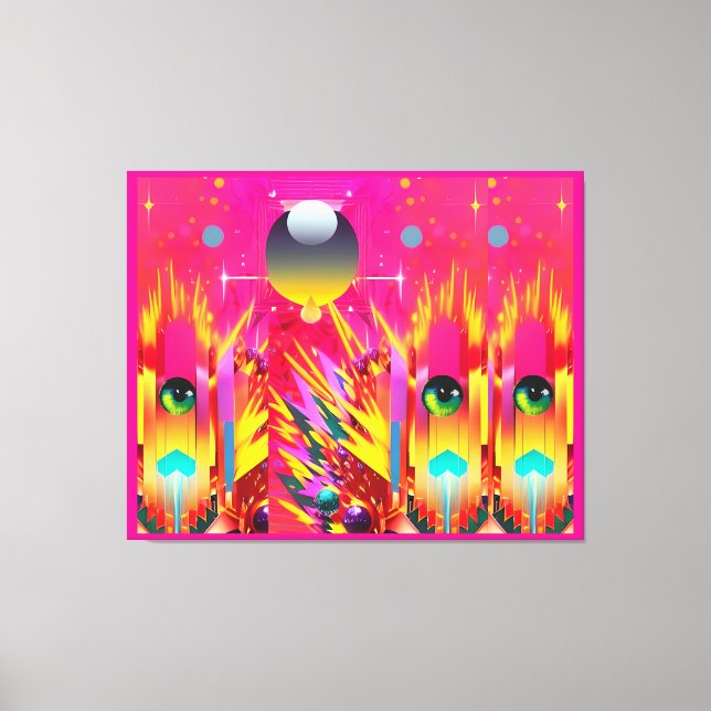 Lienzo Ball Dropper Eye Popper (Anverso)